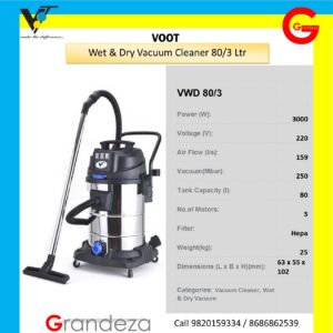 VWD 80/3 Wet & Dry Vacuum Cleaner