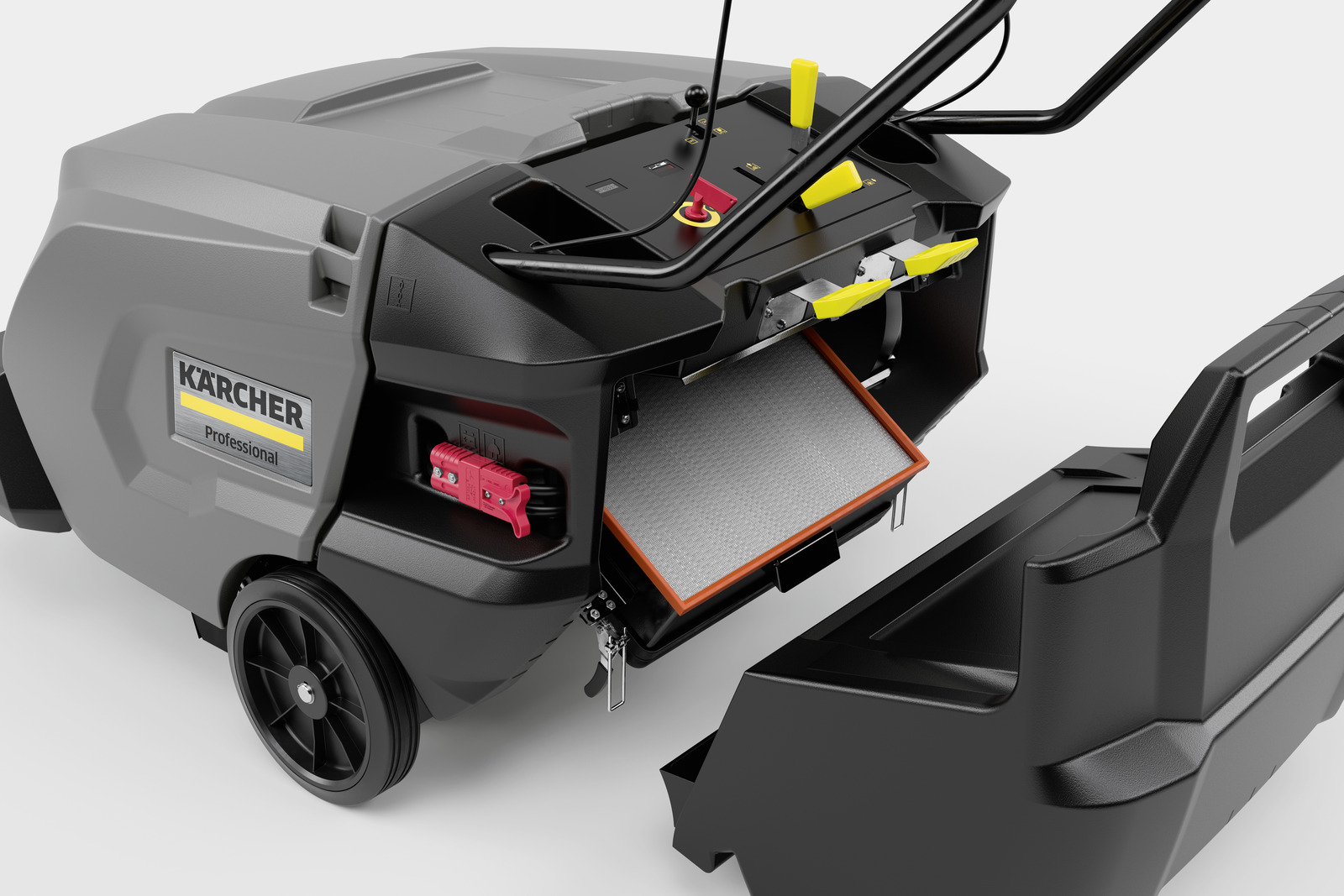 KM 85/50 W-BP Walk Behind Sweeper (Battery Operated) - Image 2