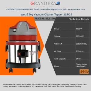 ROOTS Wet & Dry Vacuum Cleaner Topper 215/24