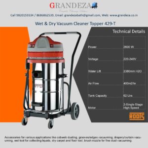 ROOTS Wet & Dry Vacuum Cleaner Topper 429/T
