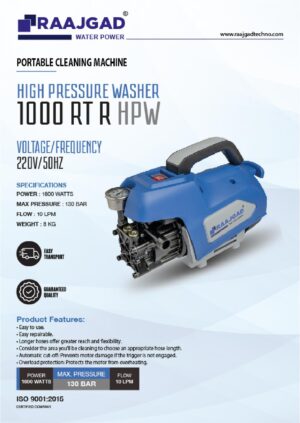 RT High Pressure Washer 1000 R HPW