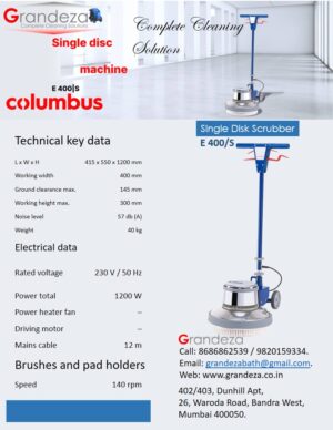COLUMBUS Single Disk Scrubber E 400/S