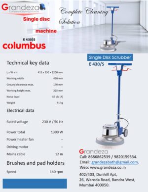 COLUMBUS Single Disk Scrubber E 430/S